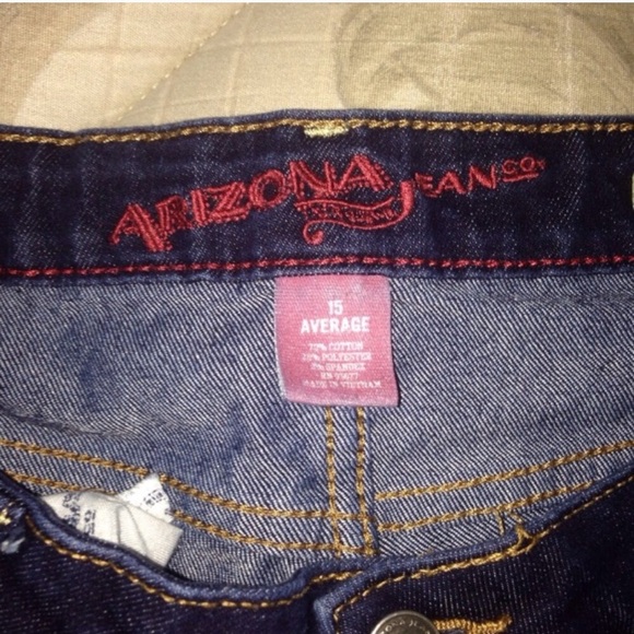 NOT FOR SALE RN! DONT BUY Dark Navy Arizona Skinny Jeans Size 15 - Picture 8 of 8